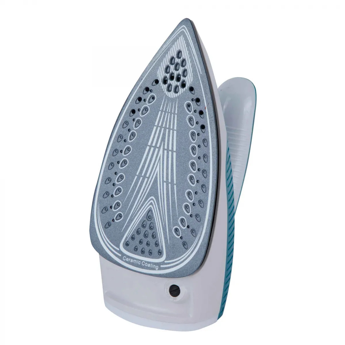 Plancha de vapor de viaje JATA JEPL2810 con suela cerámica. Mango abatible. Bitensión