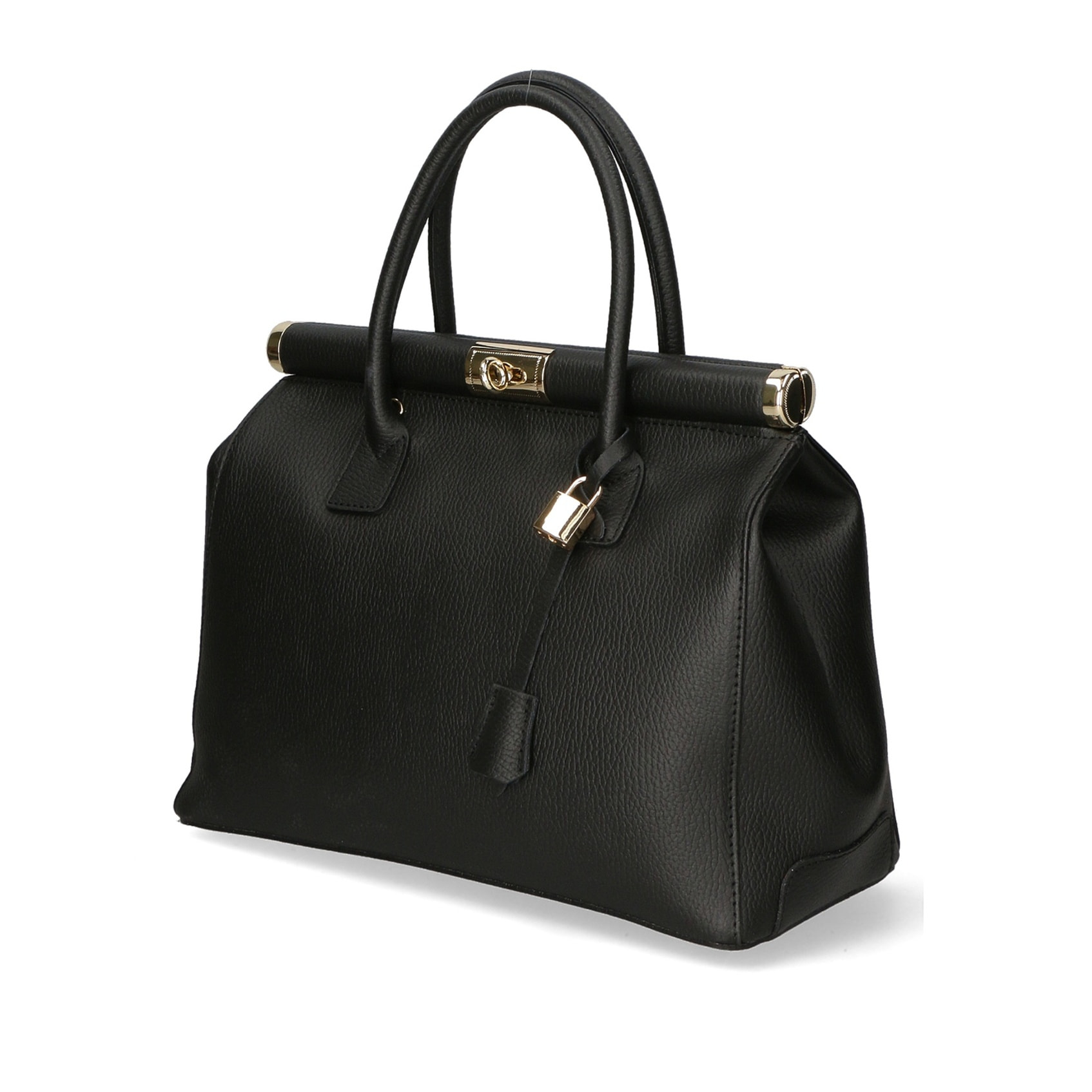Borsa a mano da donna - Modello Aleria - Vera pelle - 35.0 x 26.0 x 16.0 cm