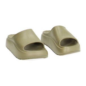 Sandali mare donna militari in PVC