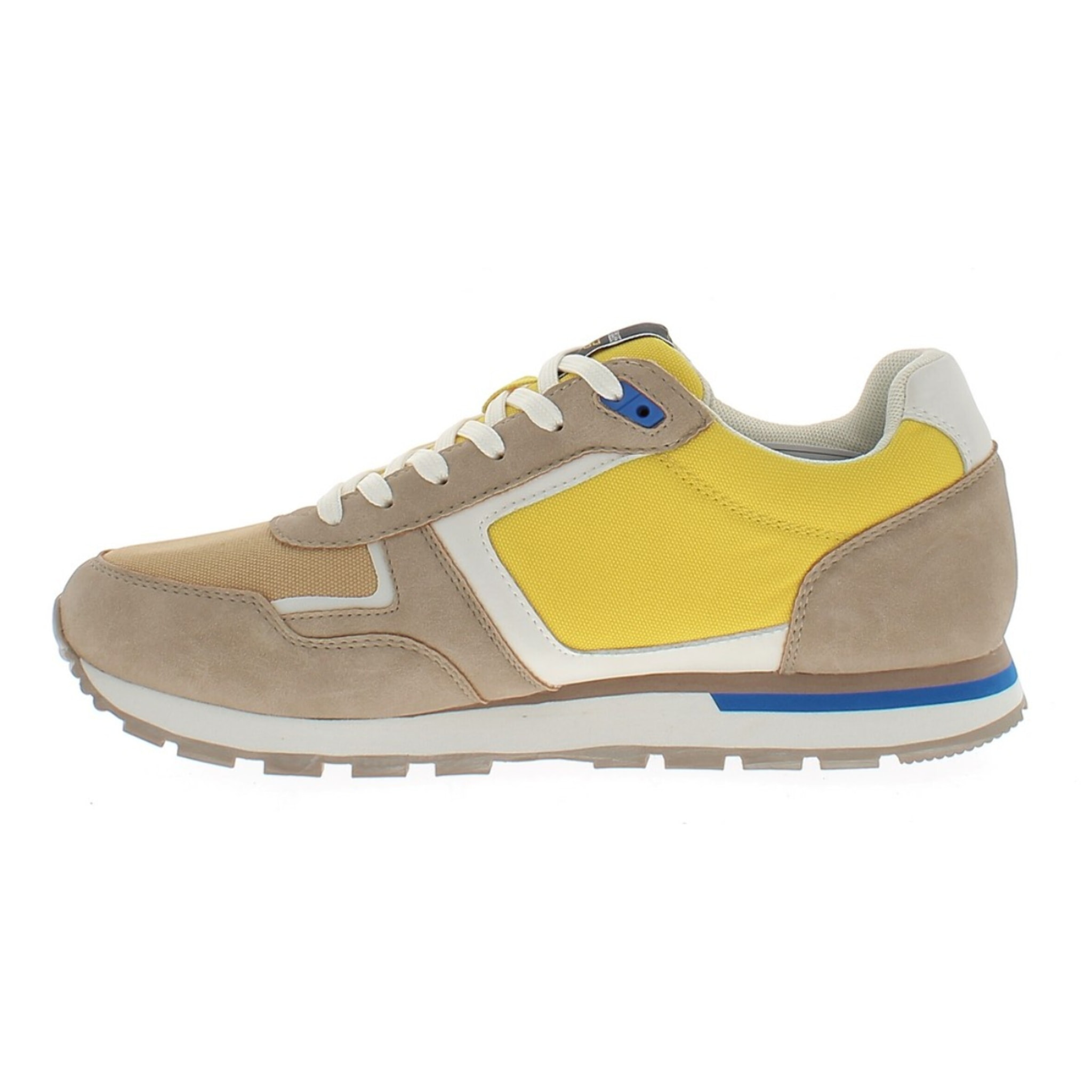 Armata di Mare Scarpe Uomo Sneakers Vintage Running con Soletta Rimovibile in Memory Foam AMU S25N761 Beige Yellow