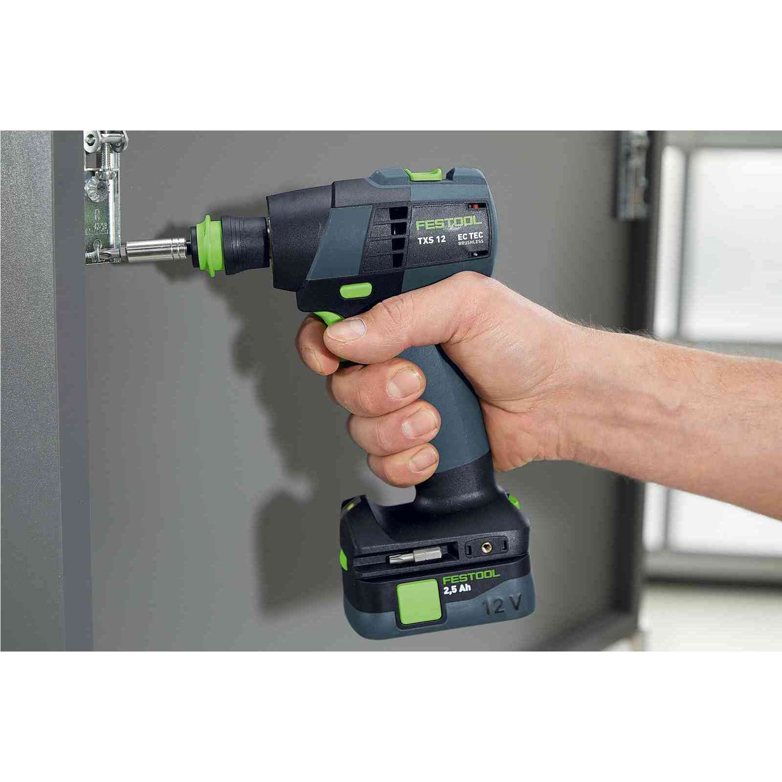 Perceuse-visseuse sans fil TXS 12 2,5-Set - FESTOOL - avec 2 batteries 12V 2.5Ah - accessoires - Systainer - 576874