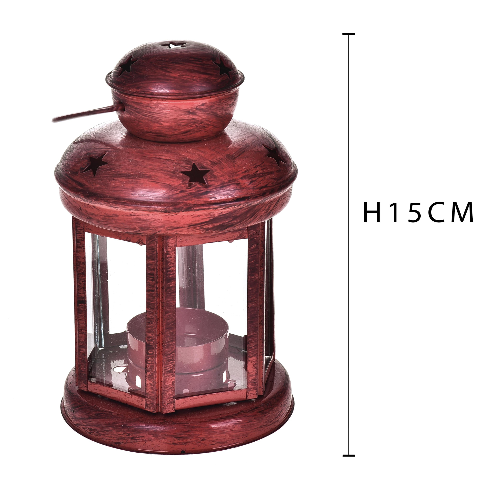 Lanterna rotonda - Pezzi 4 - 10xH15x10cm - Bianchi Dino SpA