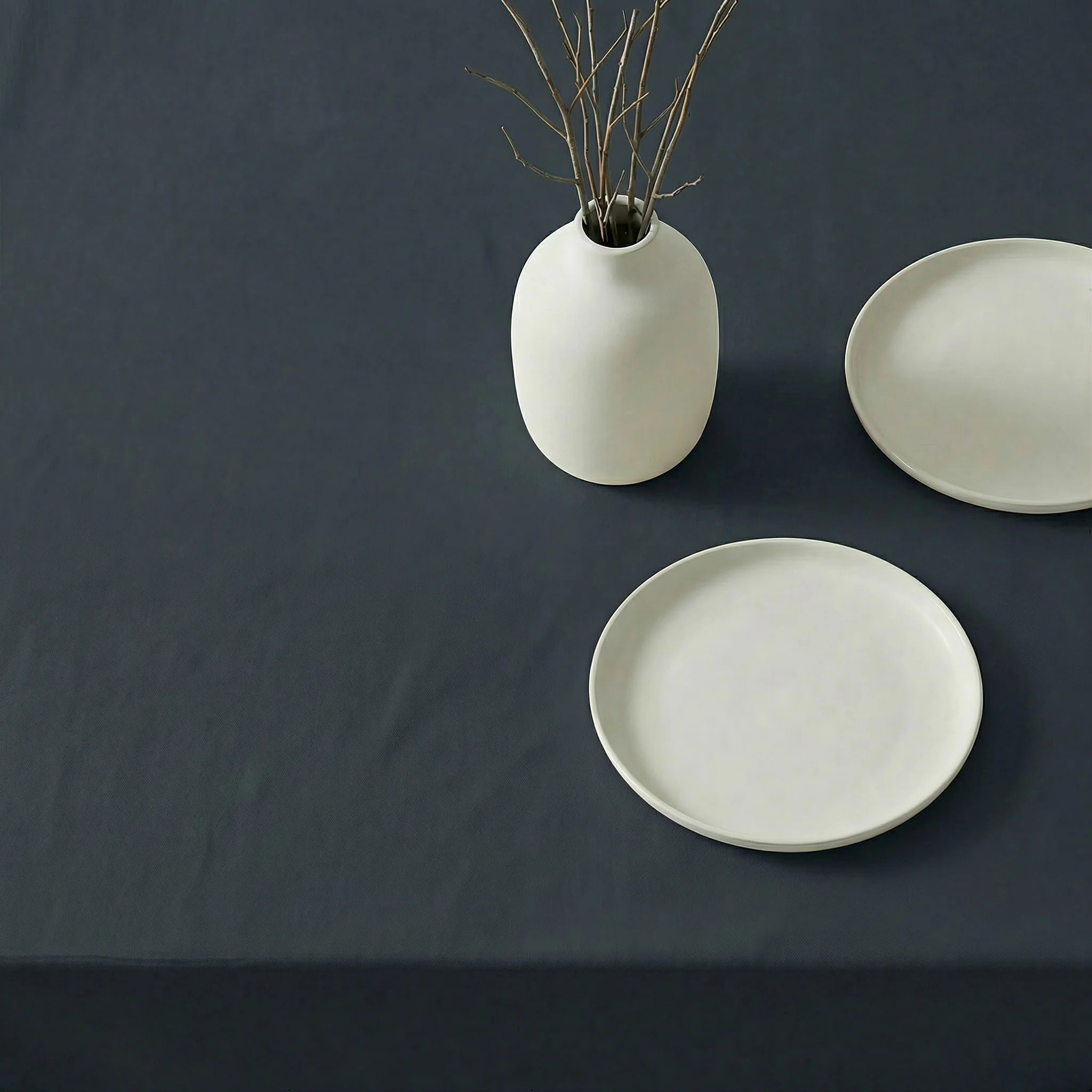 Nappe antitache au toucher tissu imperméable DEEP NAVY