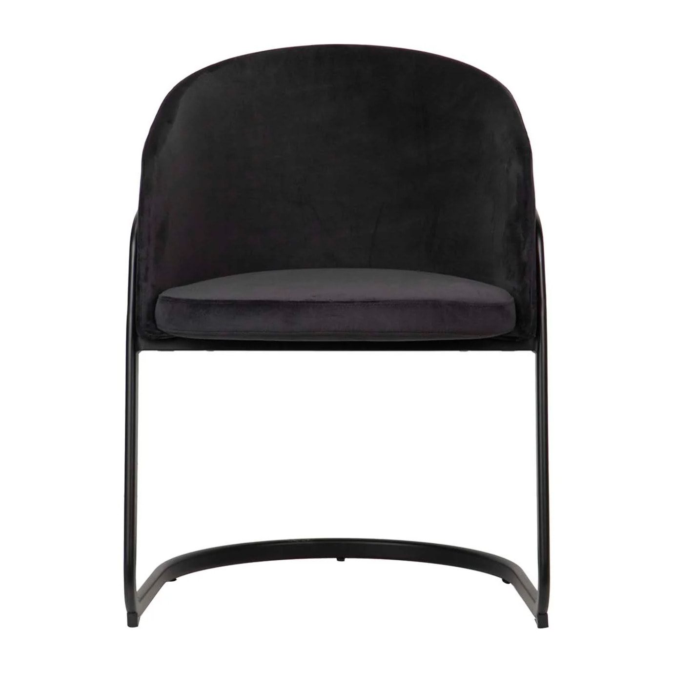 Silla Velvet Negro Sitka 58x58x79 Cm