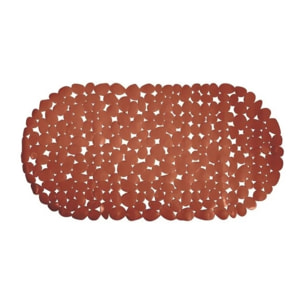 Tapis antidérapant fond de baignoire PVC 35x68cm Terracotta MSV