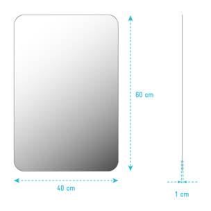 Miroir salle de bain - 40x60cm - GO