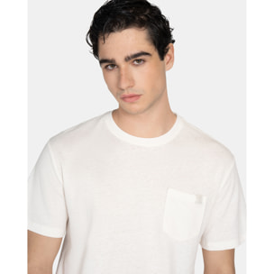 CAMISETA COTTON-LINNEN POCKET