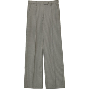 Pantaloni palazzo pied de poule