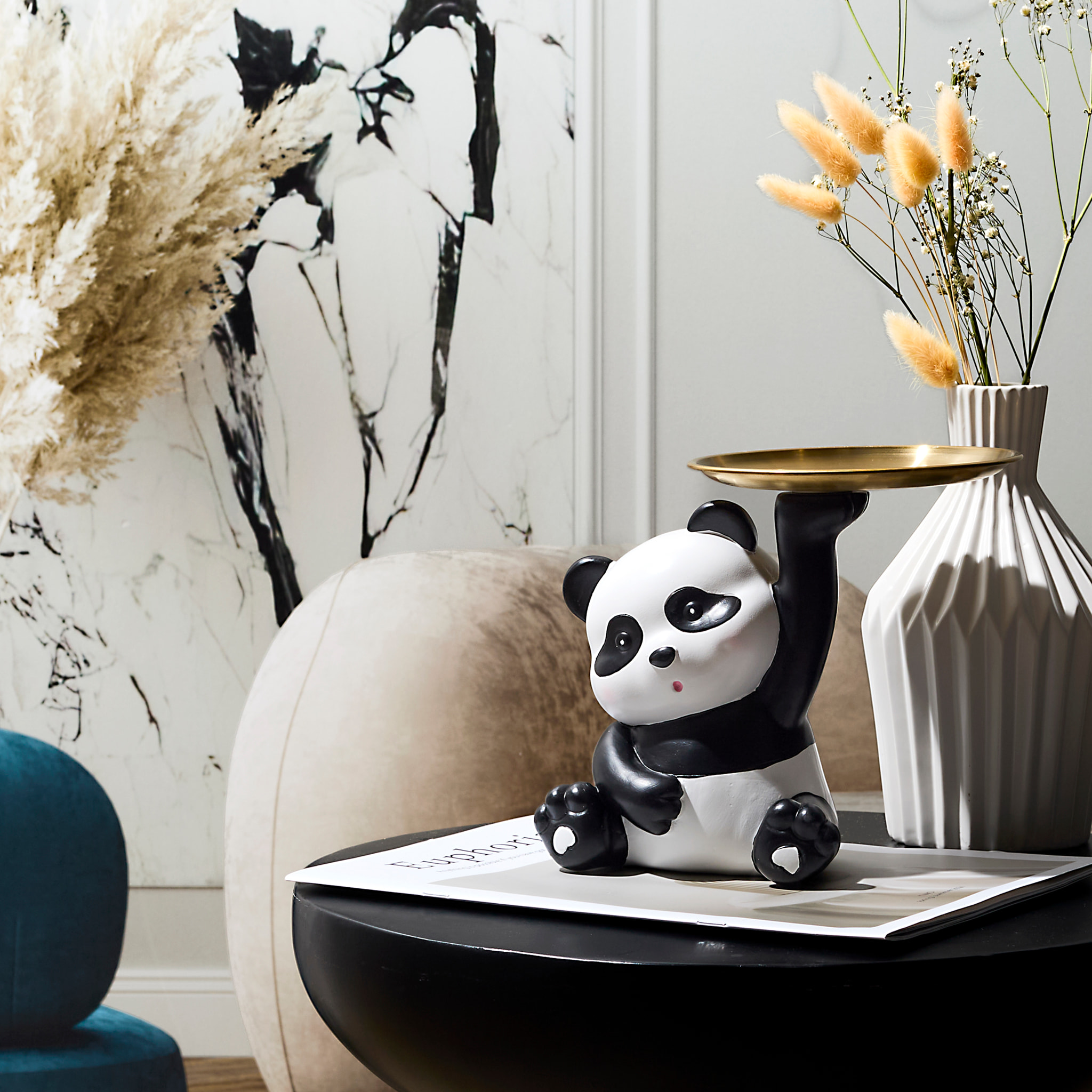Statue Panda Vide Poche H18cm