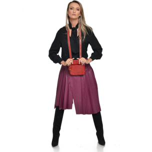 Borsa a spalla Anna Luchini Rosso