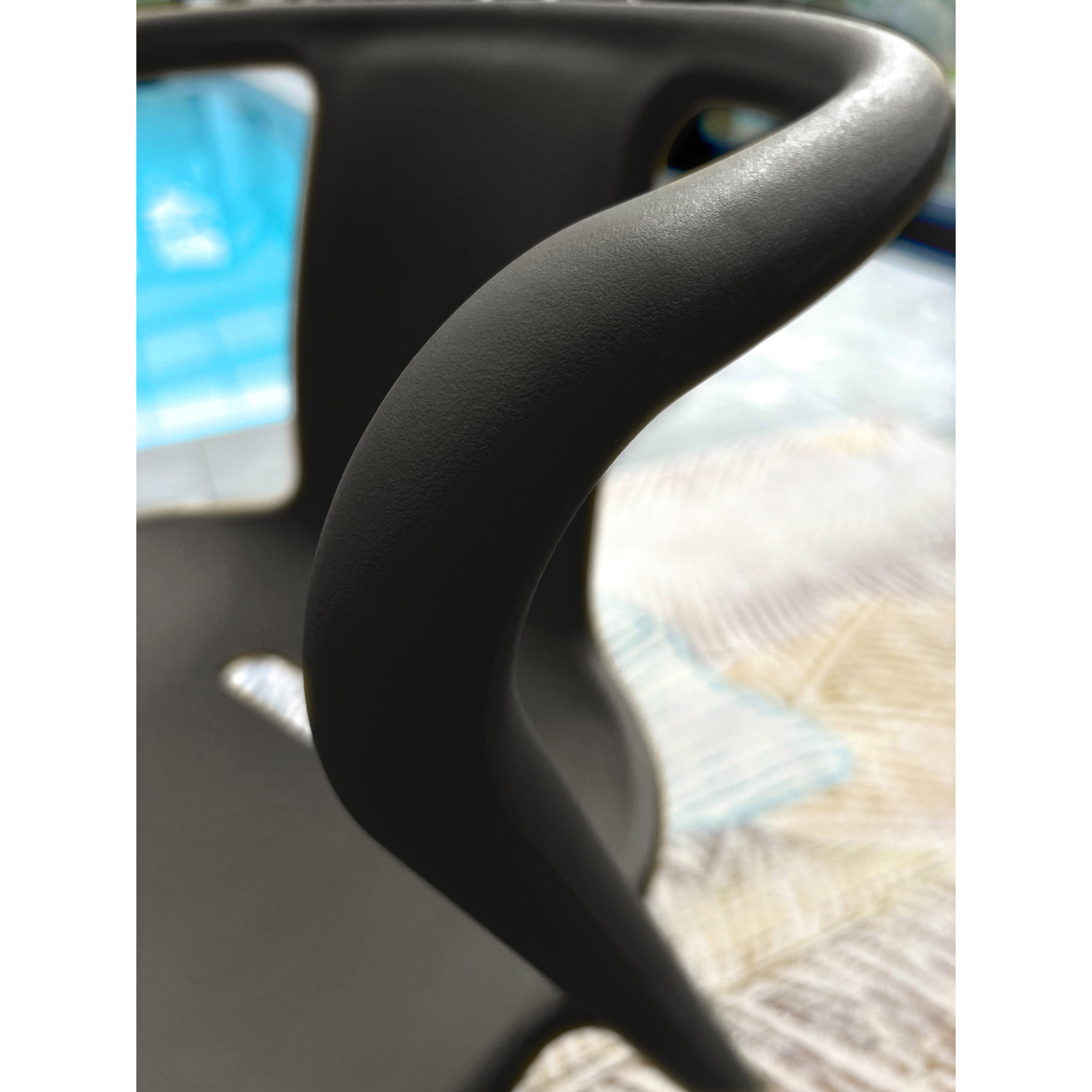 BOSTON - Ensemble repas de jardin 4 places en aluminium