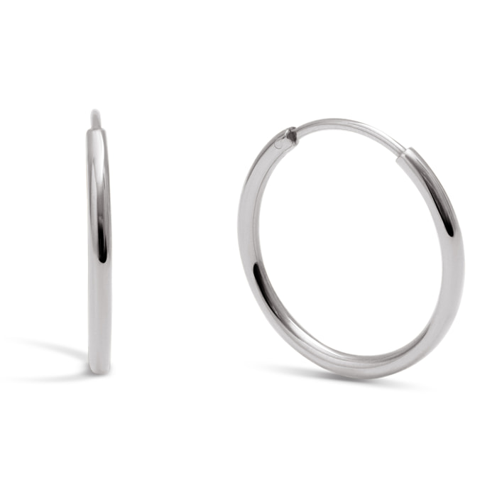 Pendientes Aro Maria M Acero