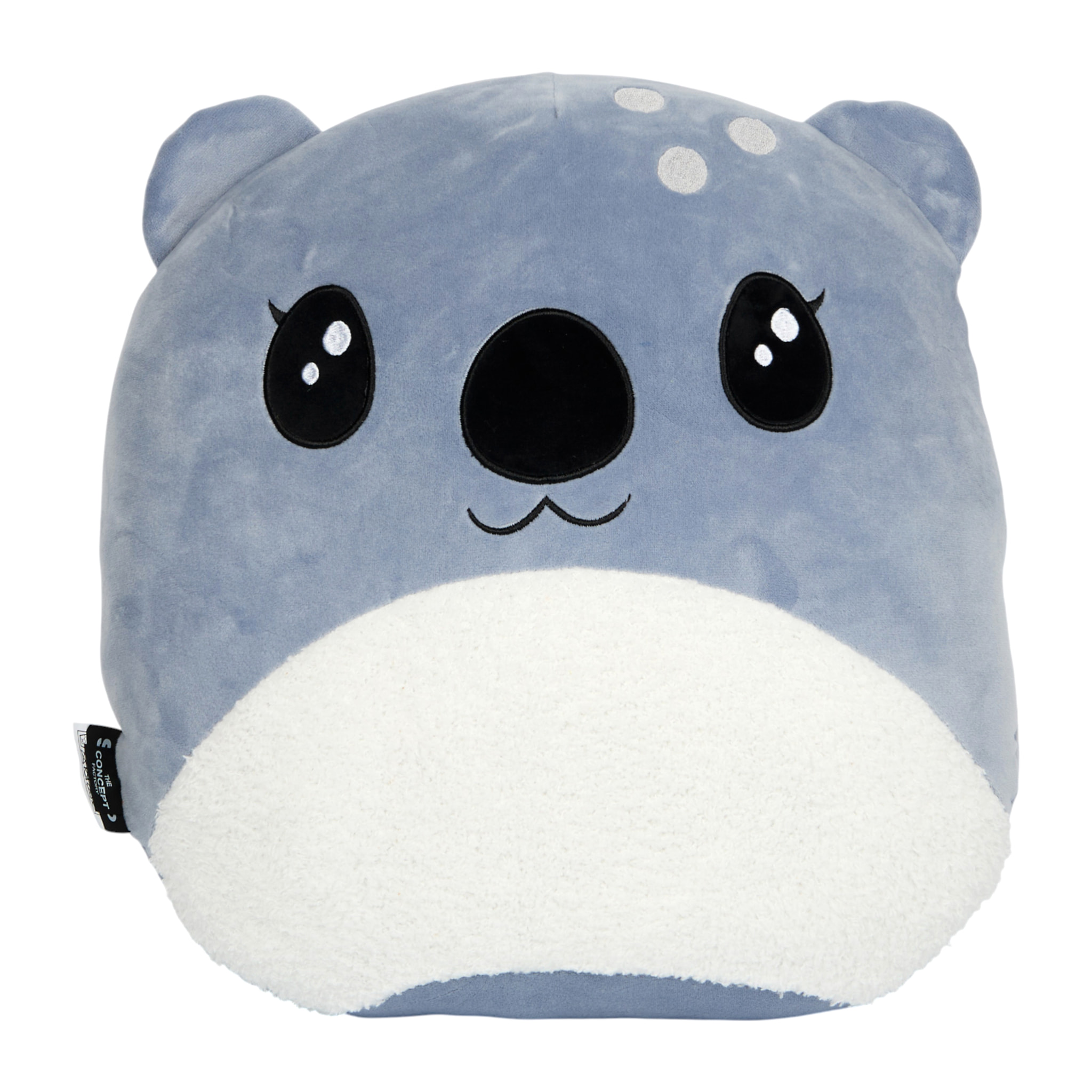 Peluche - THE CONCEPT FACTORY - Swiigo - Douce - Réconfortante - Grise
