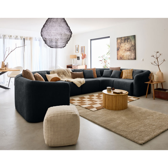 Ikare - module d'assise sans accoudoirs - en tissu - Gris