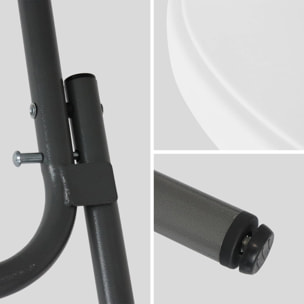 Table de réception, table mange debout pliante acier (lot de 4) GALA X4