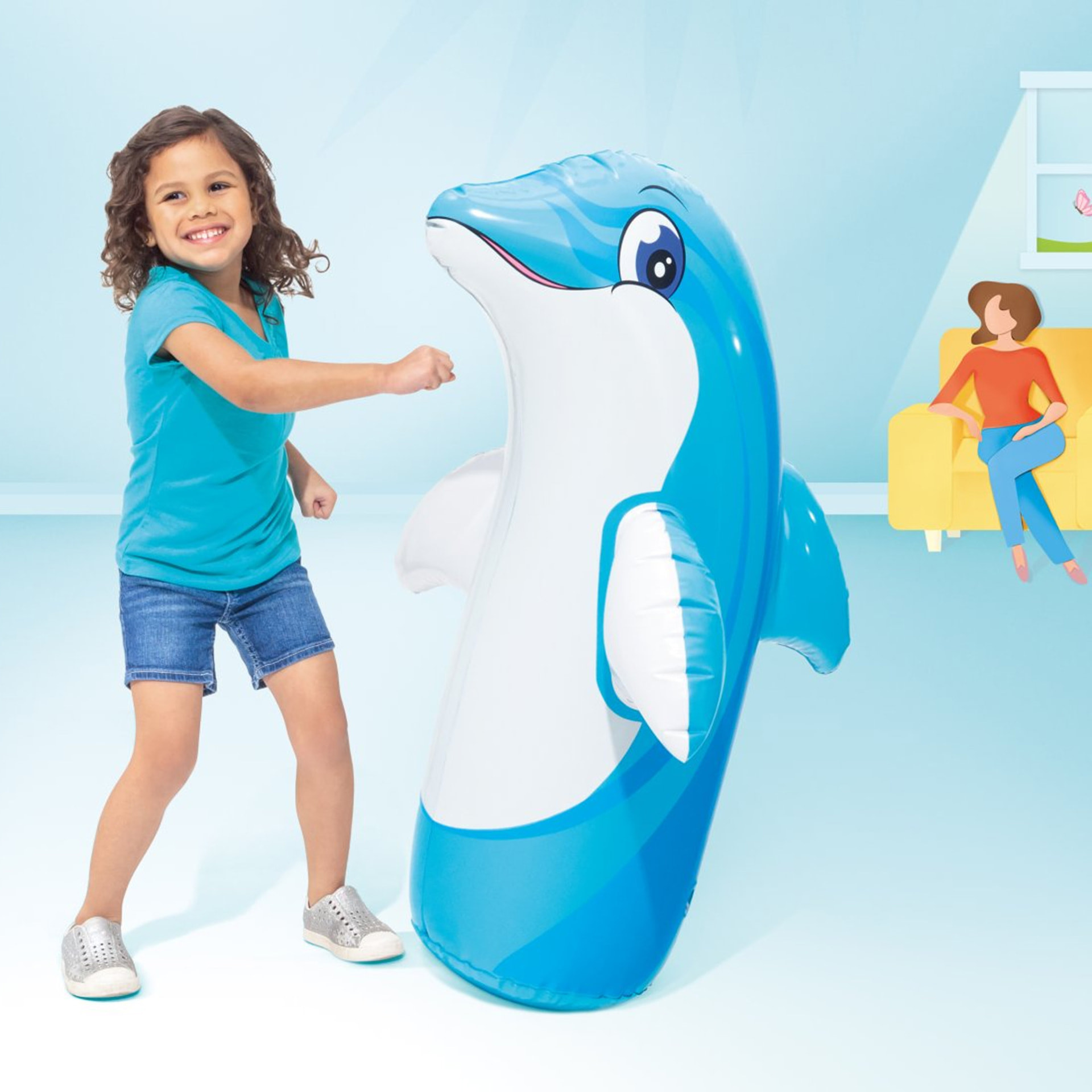 Intex Animali Gonfiabili Sempreinpiedi, 1 pezzo