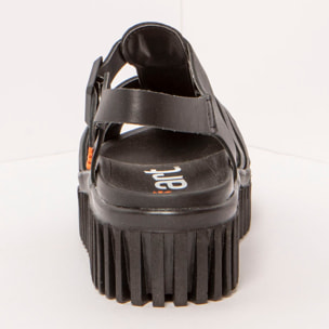 Sandalia de cuña 1575 NAPPA BLACK/BRIGHTON color Black