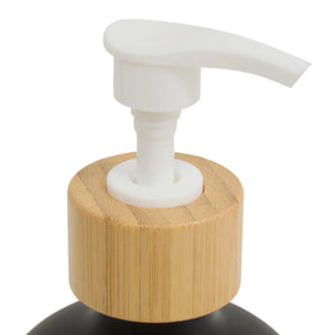 Lot de 3 distributeurs de savon 500 ml avec plateau bambou