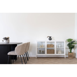 Set 3 Cesti Balok in Erba Marina — Natural e Nero