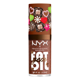 NYX Professional Makeup Bling The Halls Huile à Lèvres Fat Oil CACAO GEM