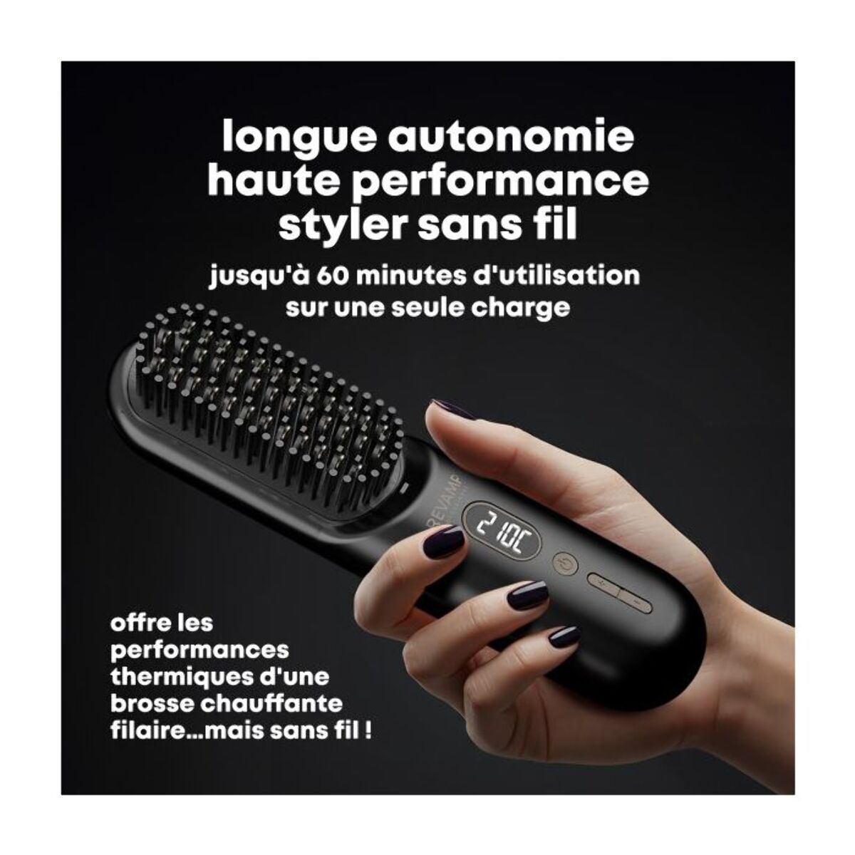 Brosse chauffante REVAMP Straight & Co BR-1950-EU2