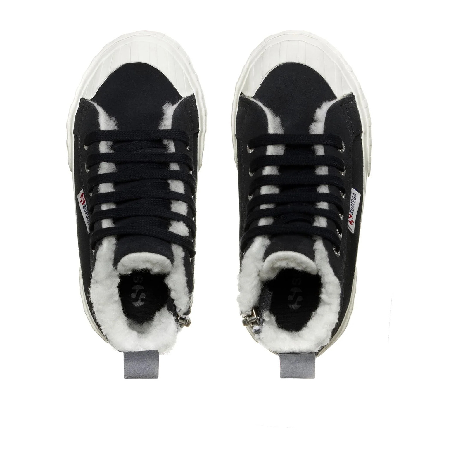 Sneakers Superga Bambino/a Blu 2696 Kids Stripe Suede