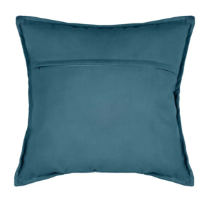 Coussin "LILOU" en coton bleu 45x45cm