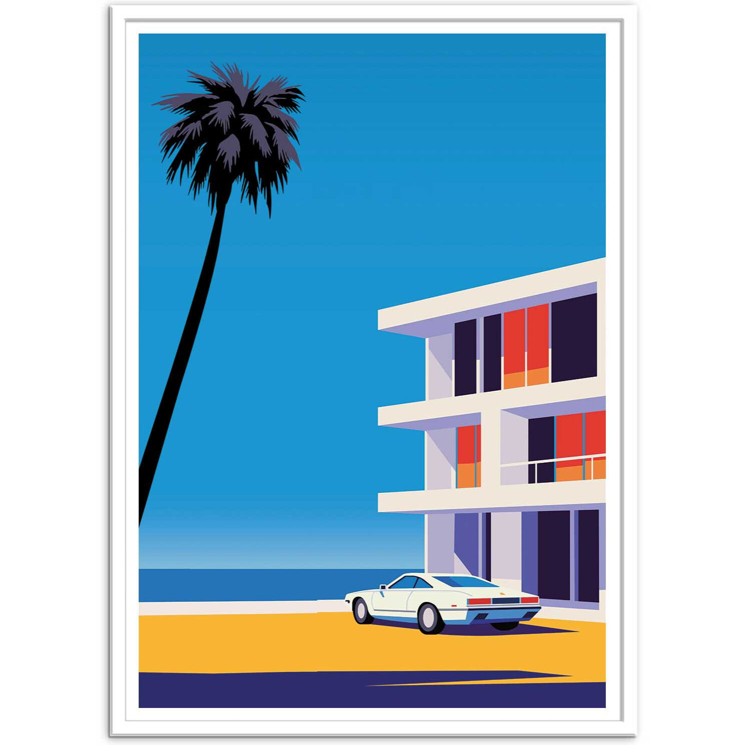 Affiche - Summer car - Vistas Studio