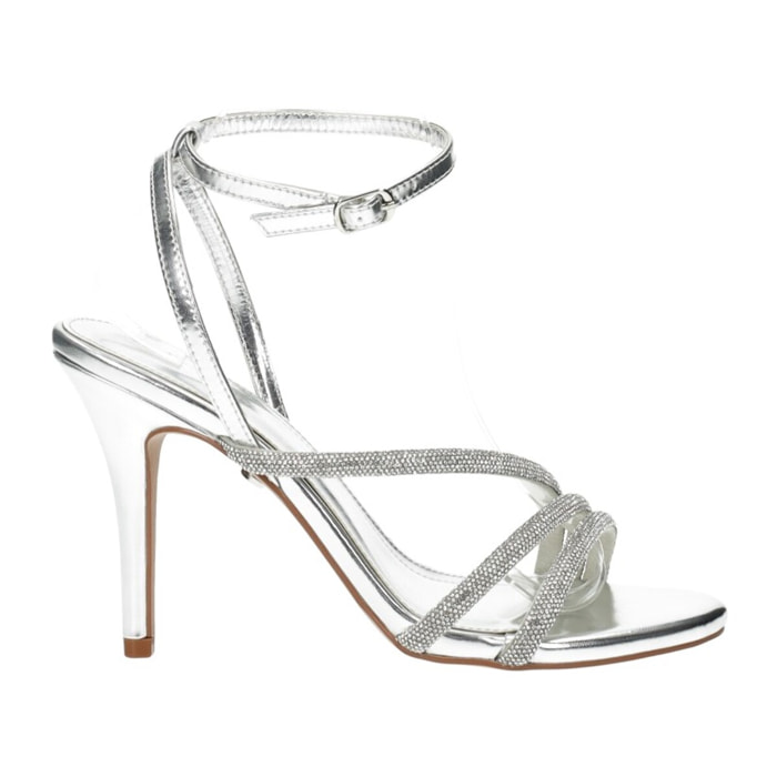 Sandali Donna Tata Italia Argentato