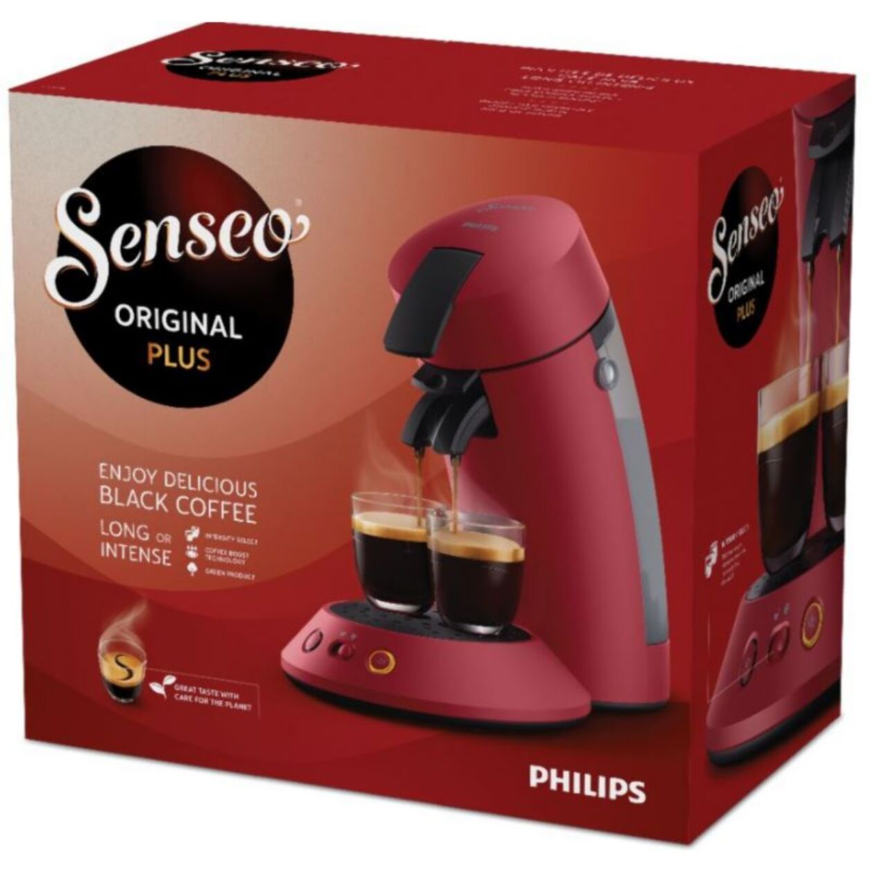 Senseo PHILIPS CSA210/91 Senseo machine à café Original Plus Rouge