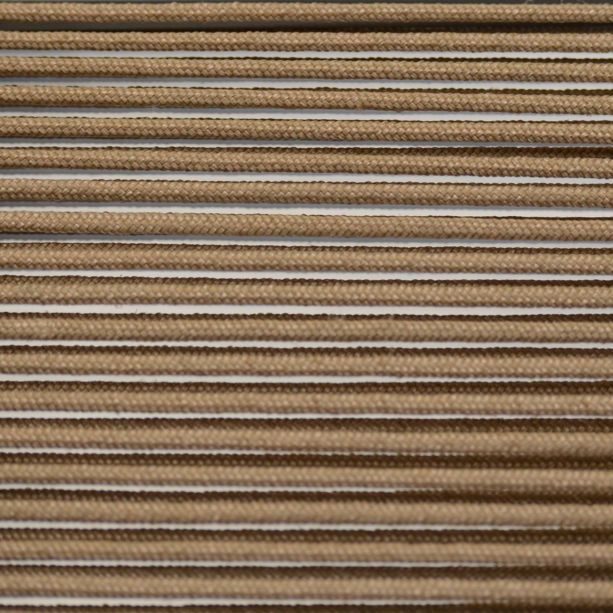 Lot de 2 chaises de jardin en corde BRASILIA. beige. empilables. extérieur