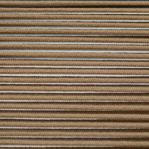 Lot de 2 chaises de jardin en corde BRASILIA. beige. empilables. extérieur