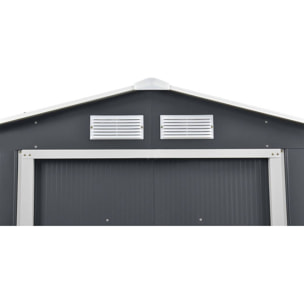 Abri de jardin métal "Vegas" - 7,06 m² - Gris
