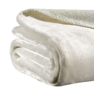 Plaid 100% polyester 290gsm natura