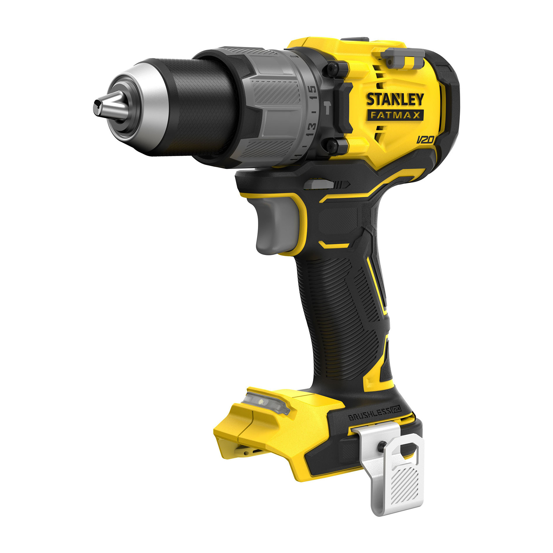Perceuse visseuse à percussion 80Nm Brushless V20 FatMax 18V avec 2 batteries 4Ah en malette Pro-Stack