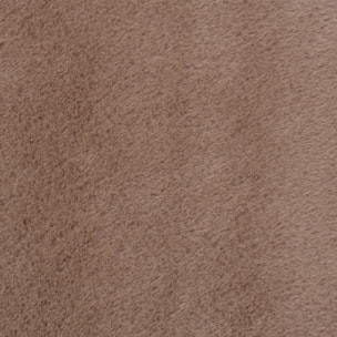ALBA - Tapis doux mocca à poils courts