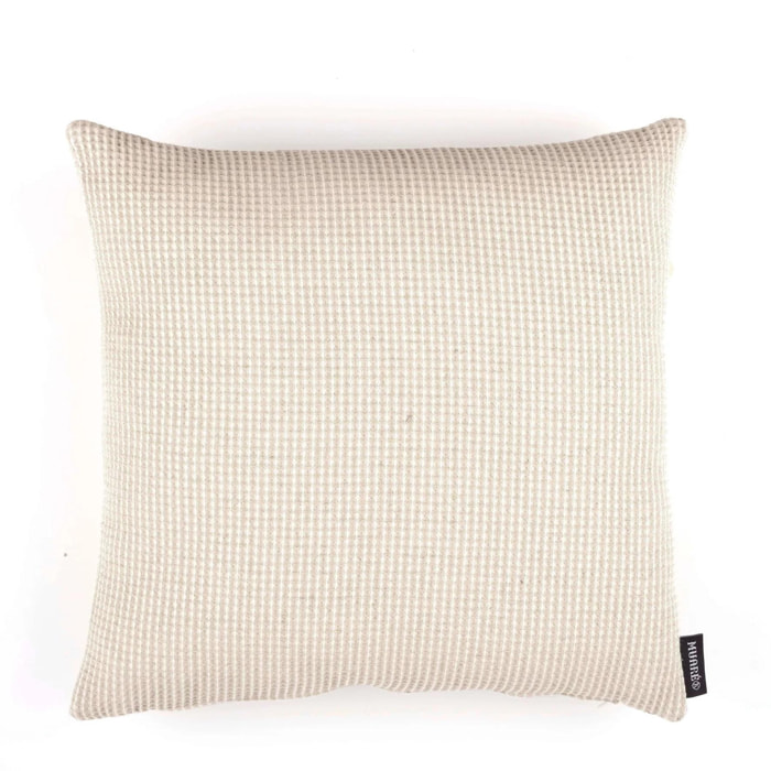 Housse de coussin Waffle lin 50x50 cm