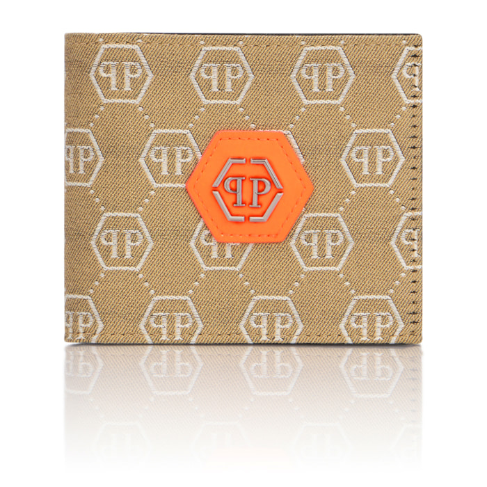 PHILIPP PLEIN French Wallet Jacquard Monogram
