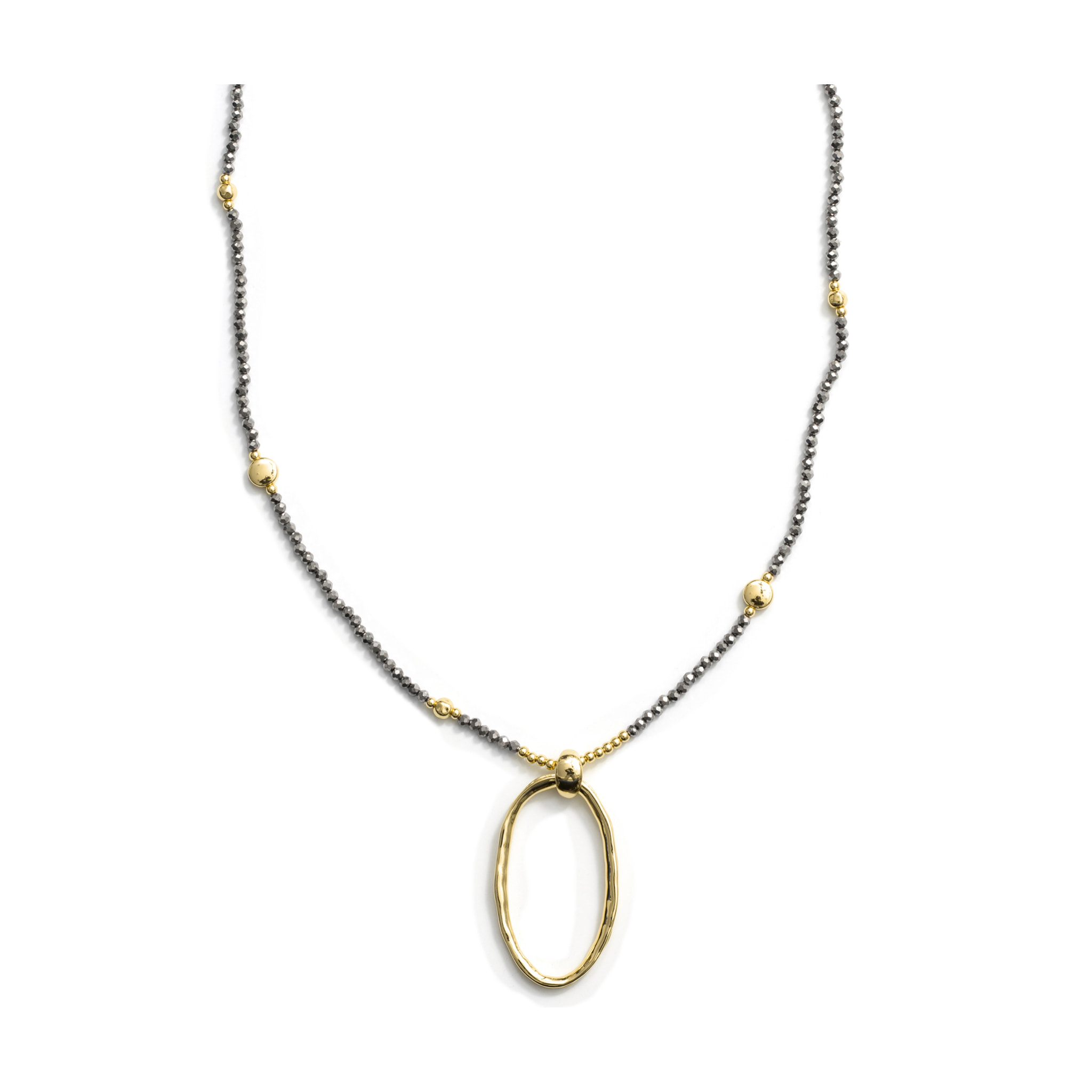 Collar Muqar acabado oro amarillo 18k