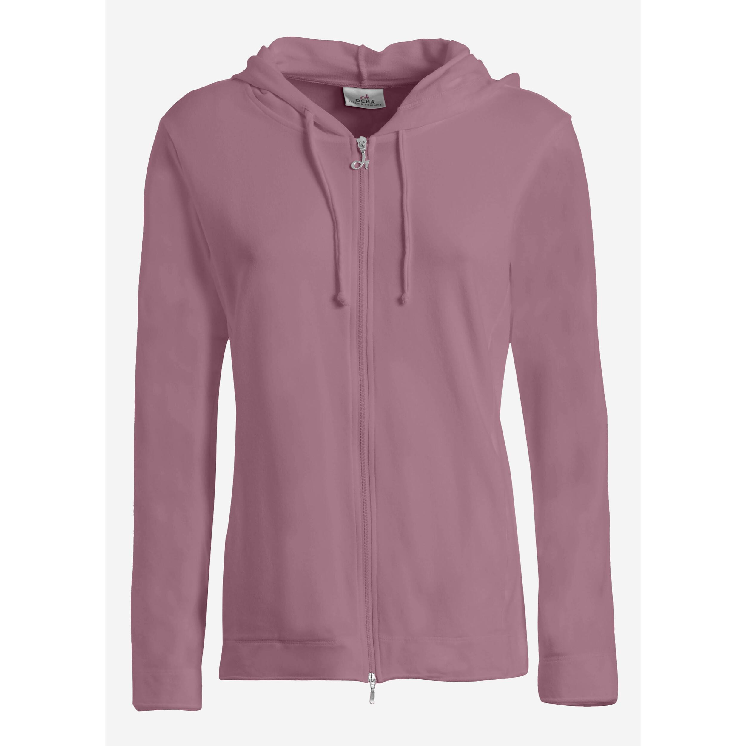 DEHA - Felpa FULL-ZIP HOODIE in cotone per donna