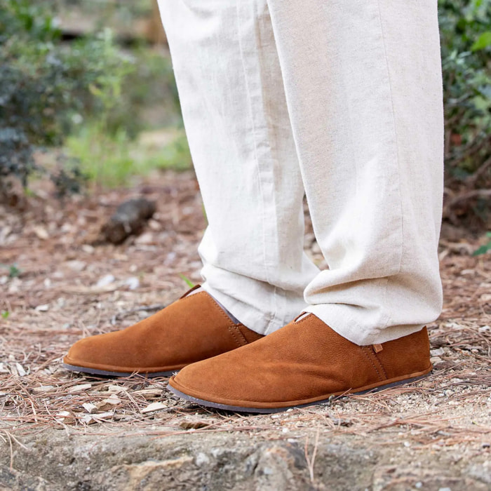 Zapatos N5673L NOBUCK LAVADO CUERO/ BARE color Cuero