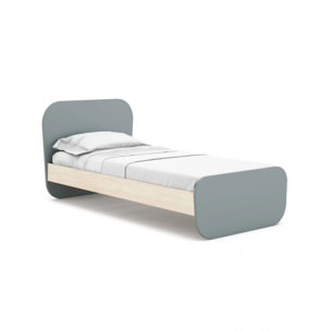 Cama juvenil Misty Breeze Verde Salvia - Oak Soft