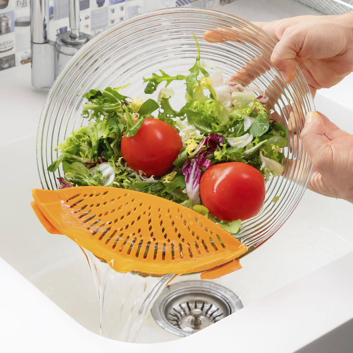 Scolapasta in Silicone Pastrainer InnovaGoods