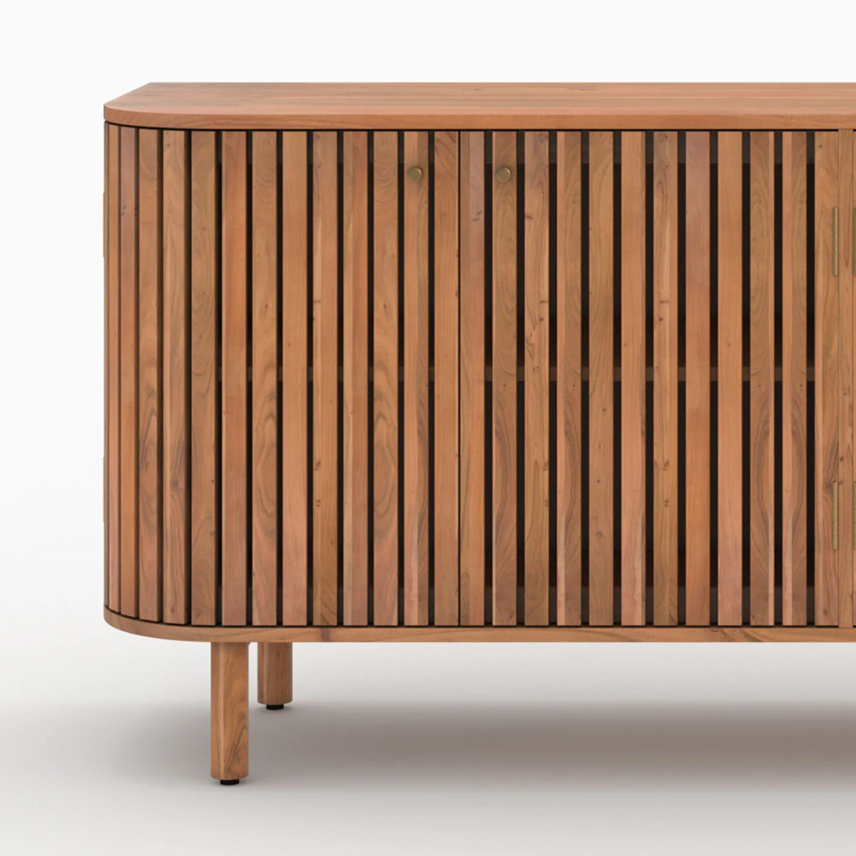Buffet en bois d'acacia 4 portes - Paola