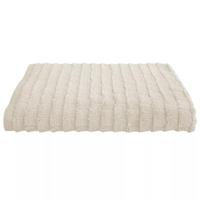 Serviette eponge pur coton 575 g/m² uni ecru Cascade ecru