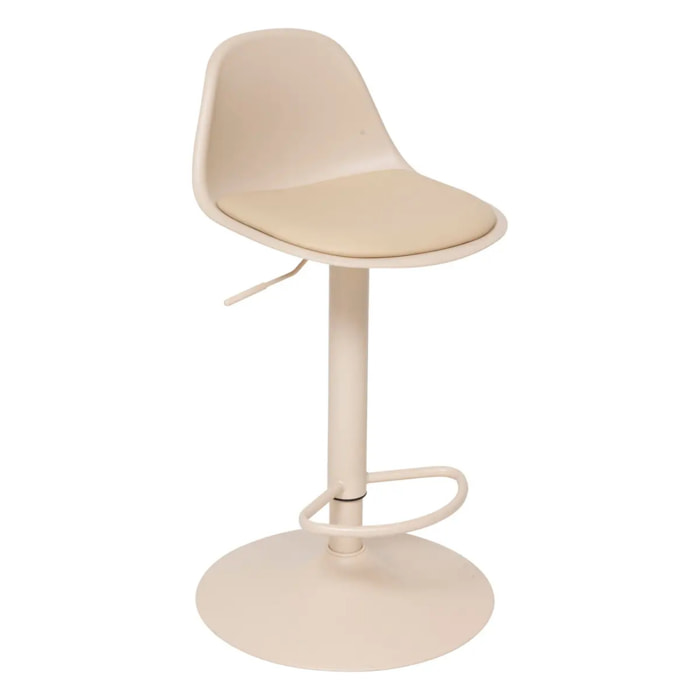Chaise de bar "Aiko" beige