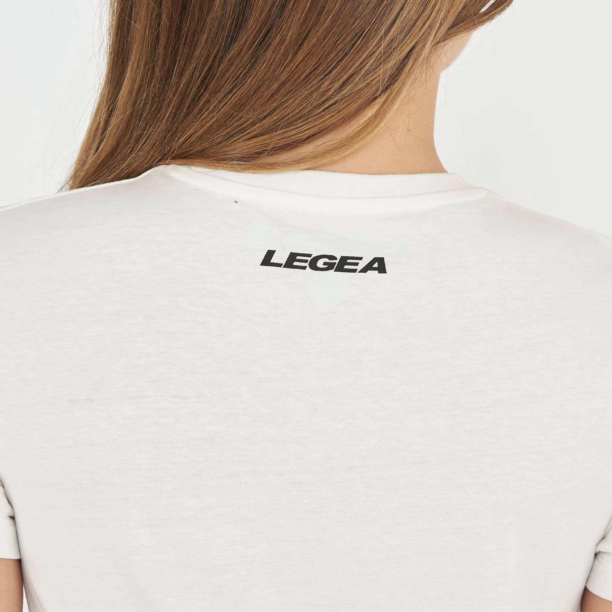 T-shirt in cotone da ginnastica GAMINEDE bianca