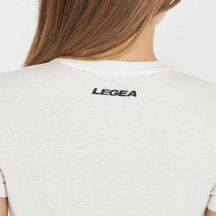 T-shirt in cotone da ginnastica GAMINEDE bianca