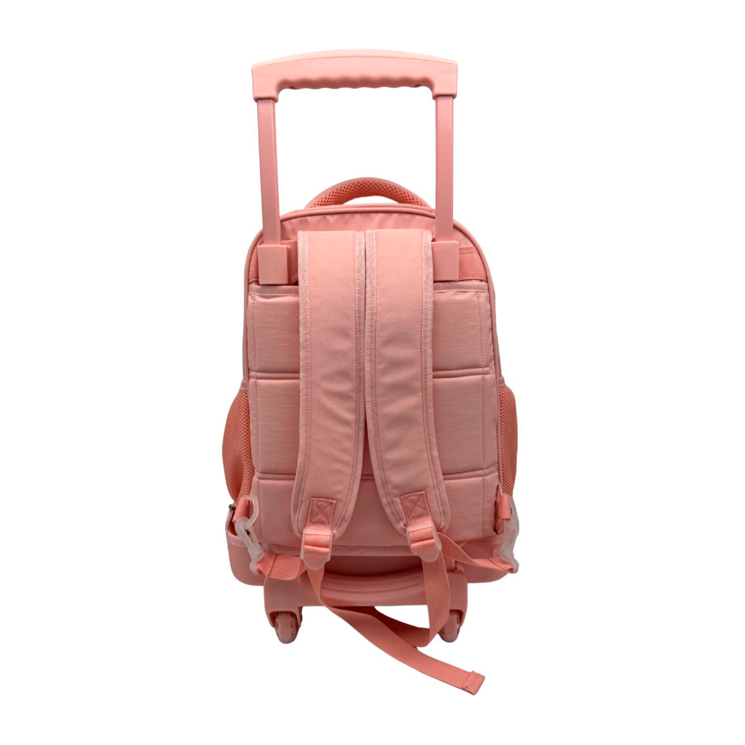 Trolley Fisso Compatto Doppio Corpo Grande Capacità Blin Blin Love. Schienale e spallacci regolabili e imbottiti. Con accessorio a cuore.