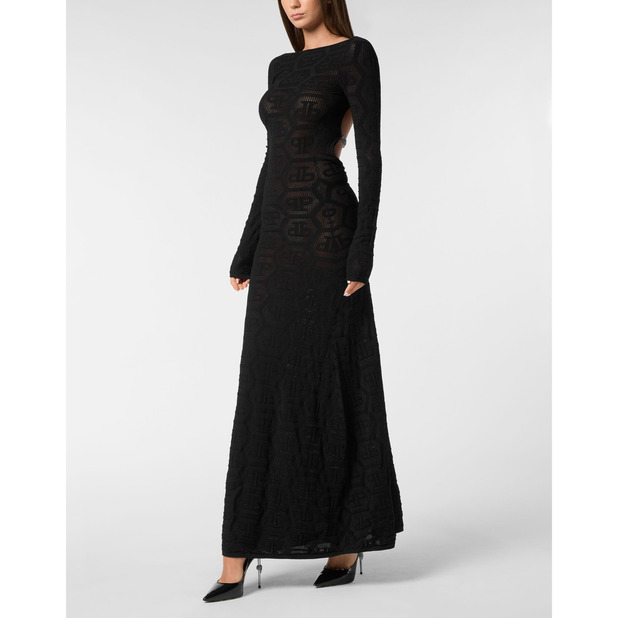 PHILIPP PLEIN Vestido largo MONOGRAM